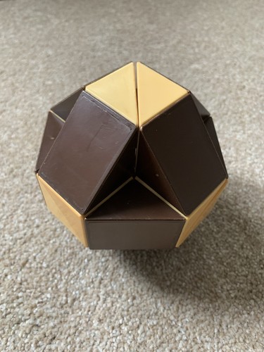 Vintage rubik snake cream - rubik's,