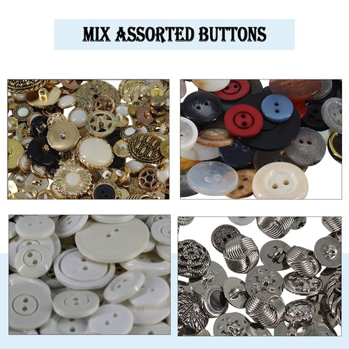 Bulk lot bag buttons job - bulk,