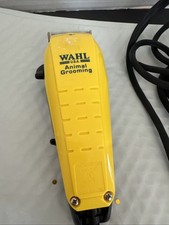 WAHL Pet Clippers PCMC Dog Trimmer Grooming Yellow Used Works