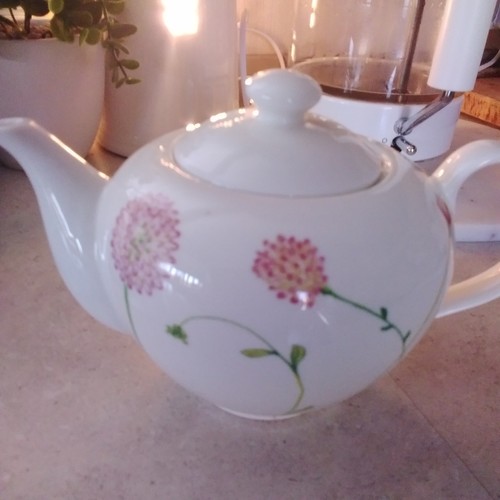 Aynsley floral teapot lidded - aynsley, teapot,