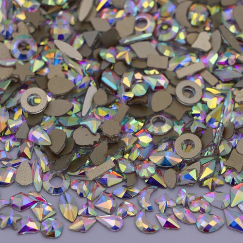 Crystal stones non - crystal, ab