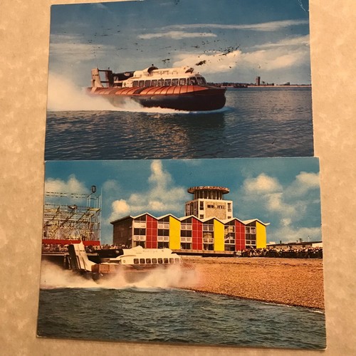 Ferry boats southsea - boats, postcard