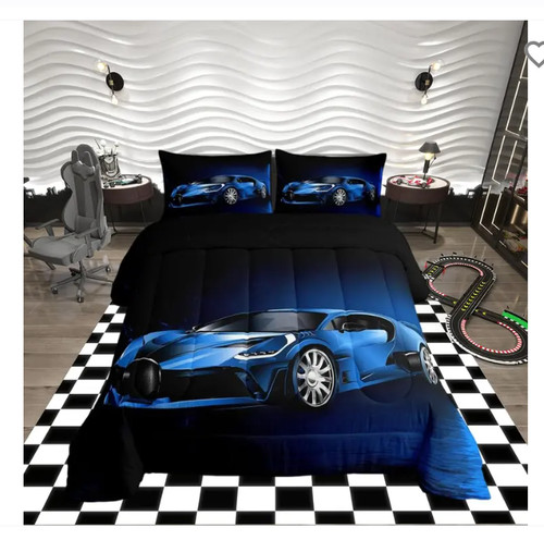 Kids race car duvet set - kids,