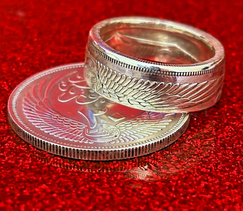 Silver ring crafted - silver,