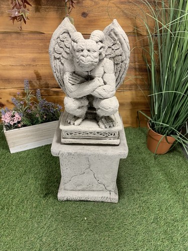 Stone garden gargoyle - garden, gremlin