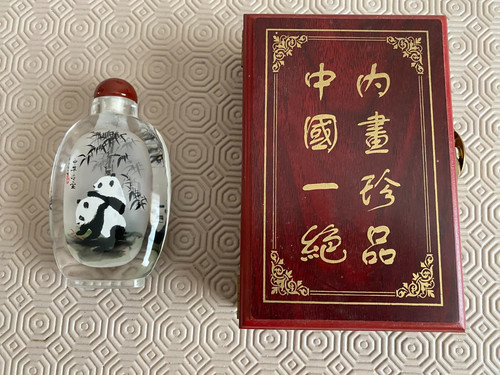 Chinese painted snuff - painted,
