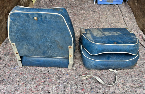 Vintage folding boat seats - vintage,