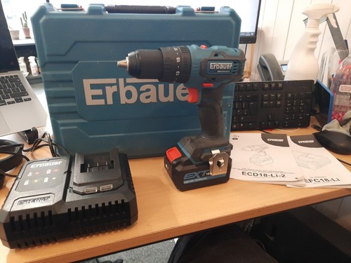 Erbauer combi drill - combi, cordless