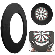 Protective Dartboard Darts Surround Wall Guard Protector Ring Plain Thick Black 