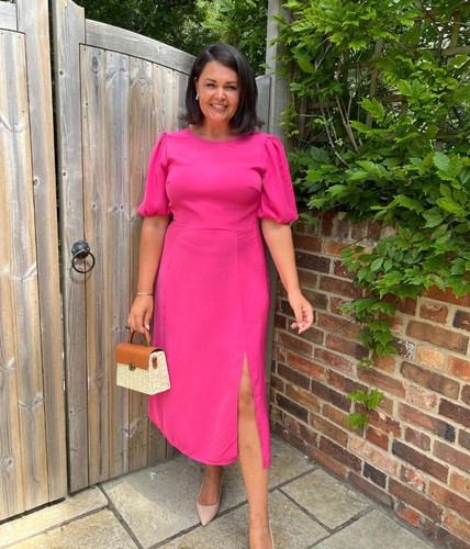 Pink dress women ex - dress, women's