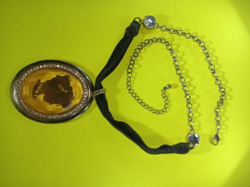Gothic victorian cameo pendant - victorian,