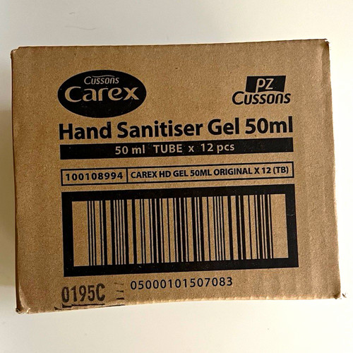 Carex hand sanitiser gel - carex,