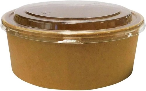 Disposable round kraft - round,