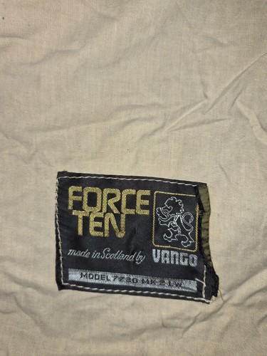 Vango force 2 flysheet - vango, mk