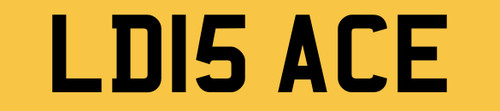 Number plate private - ld,