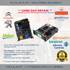PEUGEOT/CITROEN BCM/BSI CONTROL MODULE CLONE/CLONING SERVICE - DATA TRANSFER