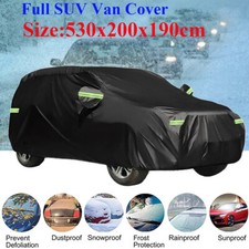 XXL Heavy Duty Waterproof Car Cover Rain Snow UV Protect Outdoor SUV Van Truck