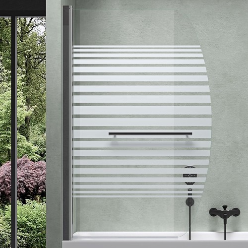 Bath shower screen 180 - bath, 180°