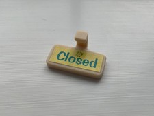Sylvanian Families Applewood Department Store Spare Pippin Café Open Closed Sign