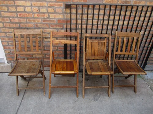 Vintage wood folding - wood,