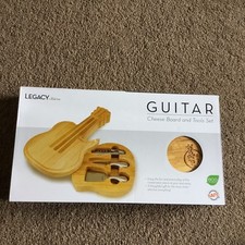 Guitar Cheese Board And Tool