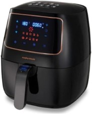 3L Digital Health Fryer Rapid Air Tech 12 Presets Fry Bake Roast Grill Rose Gold