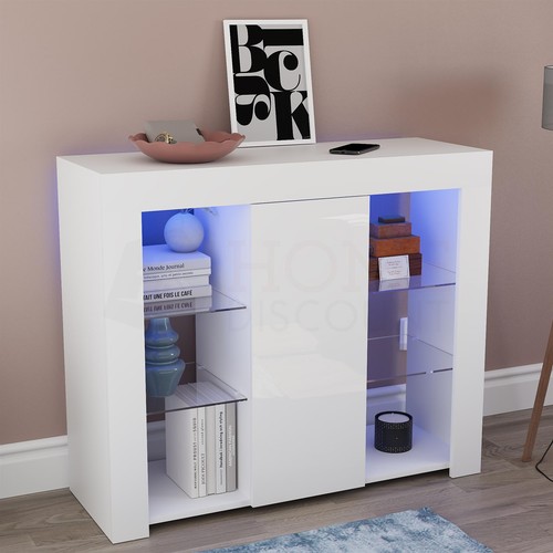 Led sideboard high gloss - high,