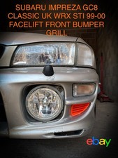 SUBARU IMPREZA GC8 CLASSIC UK WRX STI 99-00 FACELIFT FRONT BUMPER GRILL ORANGE 
