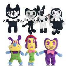 Bendy and the Ink Machine Series Plush Stuffed Dolls Bendy Boris Kids Gift Toys