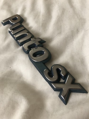 Fiat punto car boot - boot, emblem