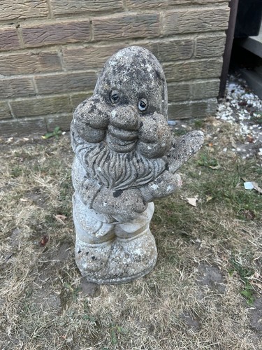 Vintage cast concrete garden - cast,