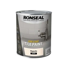 Ronseal Tile Paint Magnolia Satin 750ml