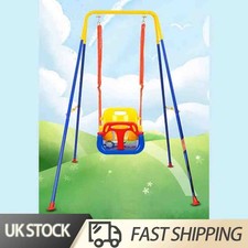3-In-1 Swing Seat Sets Outdoor Adjustable Height Detachable for Toddler Kids UK