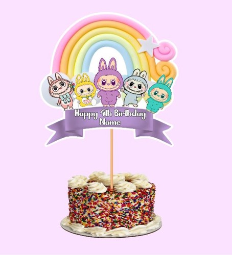 Personalised labubu cake - personalised,
