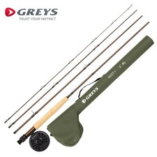 GREYS Fly Fishing Rod-Reel-Line Combo K4ST + 10FT #7