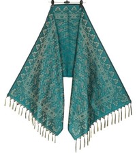 Teal Green Art Silk Woven