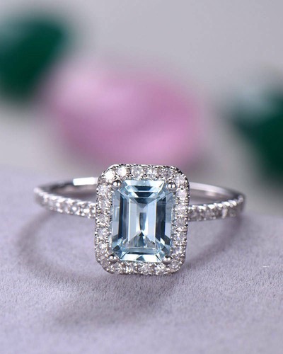 3ct simulated blue aquamarine - simulated,