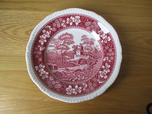 Vintage spode tower side - vintage, plate