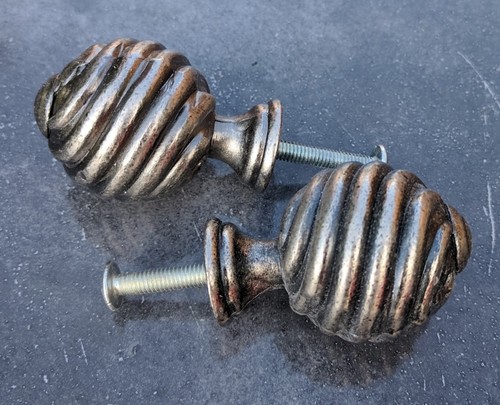 Metal knobs stylish twist set - stylish,