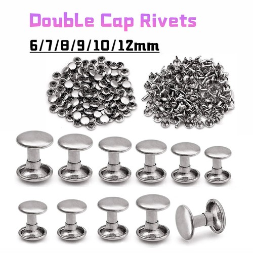 Metal double cap rivets - metal,
