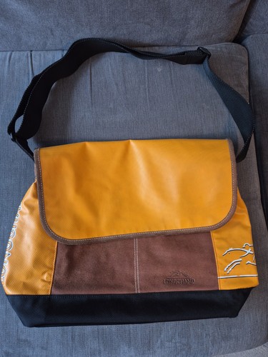 Vintage longchamp canvas and - canvas,