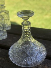 Ships Crystal Vintage Decanter Immaculate Condition
