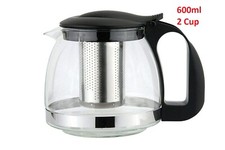 LOOSE LEAF TEAPOT GLASS HEAT