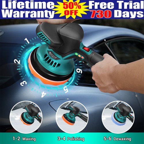 Dual action car polishing - action,