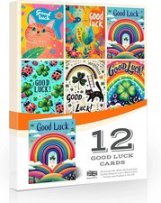 12 x Good Luck Cards -