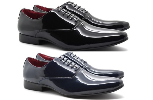 Mens formal patent shiny - mens,