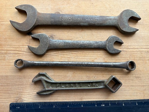 Vintage blue point spanners - vintage,