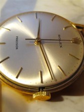 Rare 1970s Rolex Precision 9ct