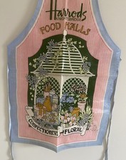HARRODS UK Department Store Knightsbridge Food Halls Confectionery Floral Apron