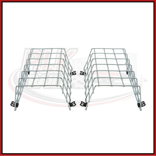 Pair wire mesh lamp - pair,